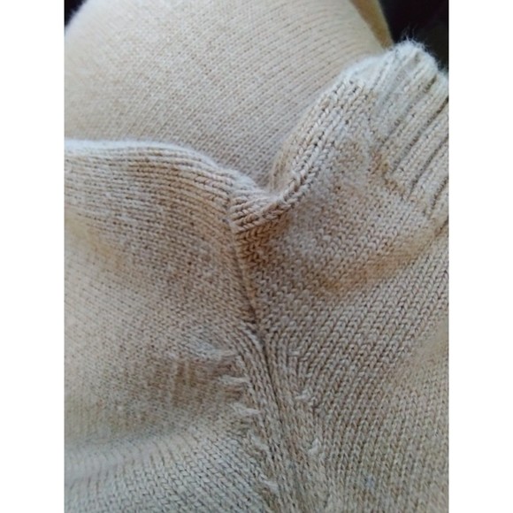 Land's End Sweater Women's XL 18-20 Pullover Short Sleeves Career Basic Caramel - Picture 3 of 8